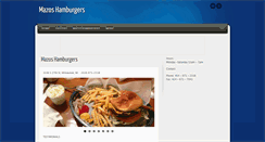Desktop Screenshot of mazoshamburgers.com